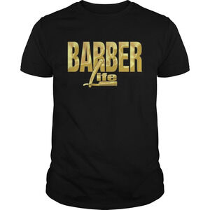 Barber Life Gold Shirt